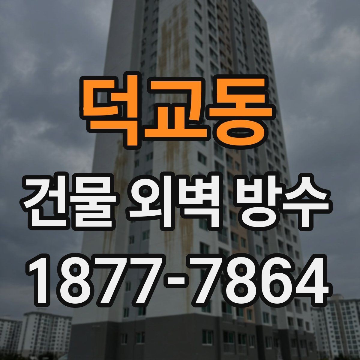 덕교동 건물 외벽 방수 마감재 종류별 활용 사례