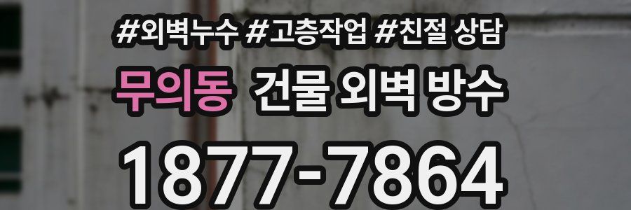 무의동 건물 외벽 방수
