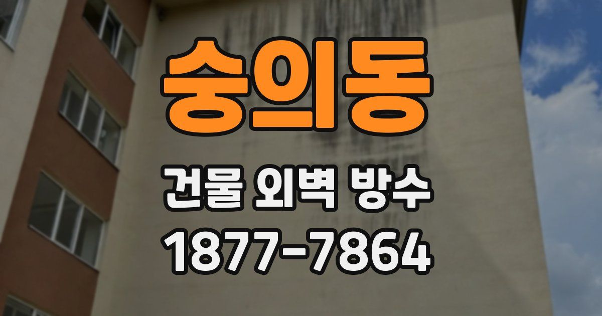 숭의동 건물 외벽 방수
