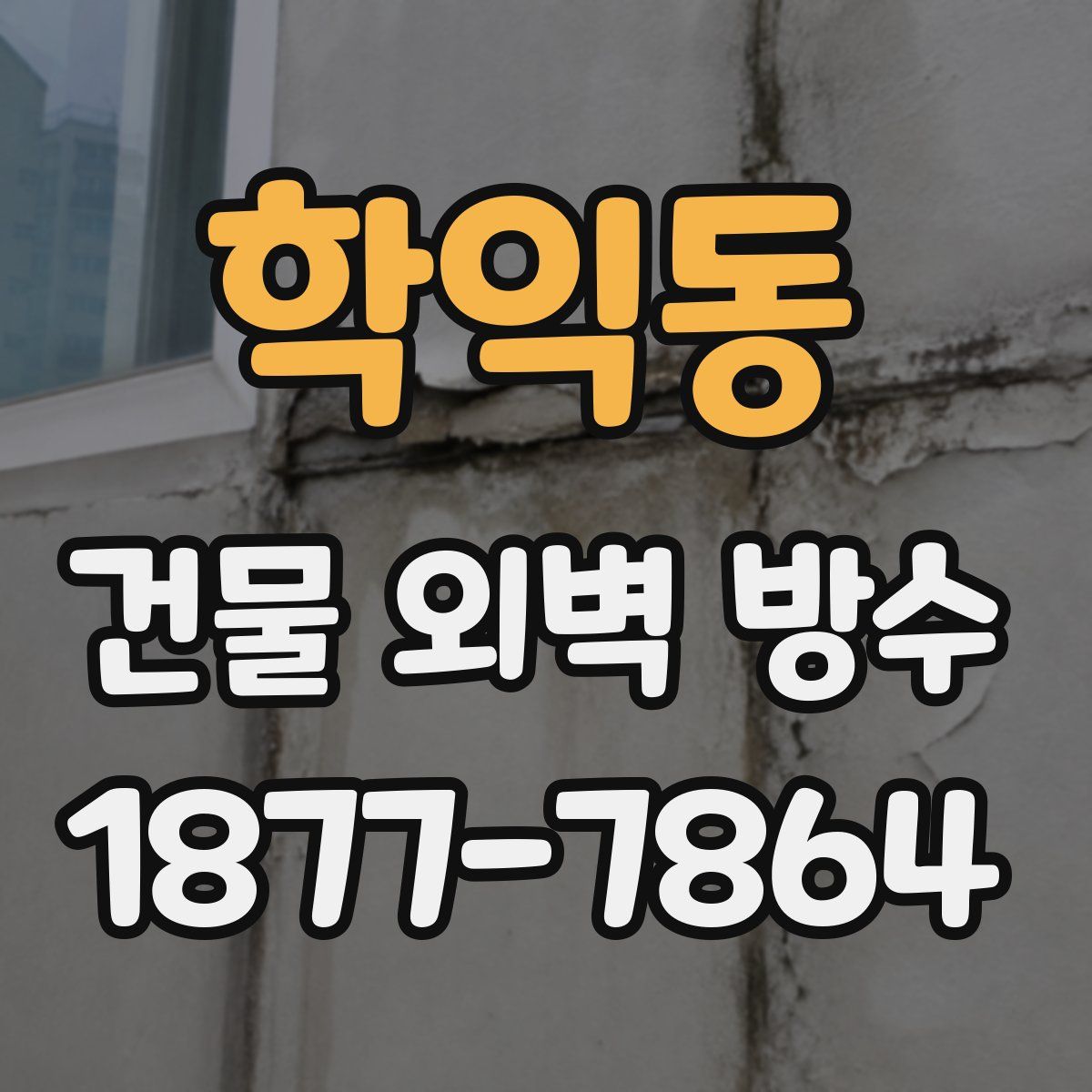 학익동 건물 외벽 방수
