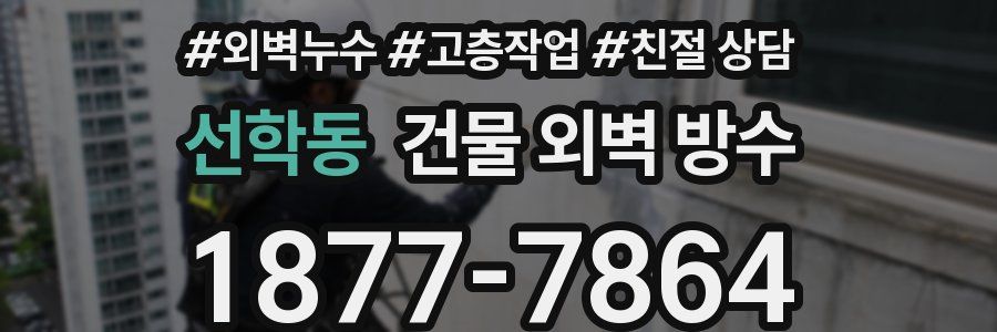 선학동 건물 외벽 방수