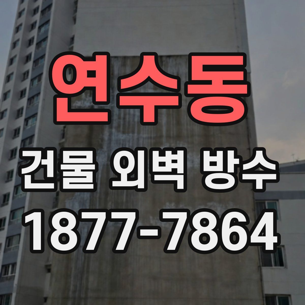 연수동 건물 외벽 방수
