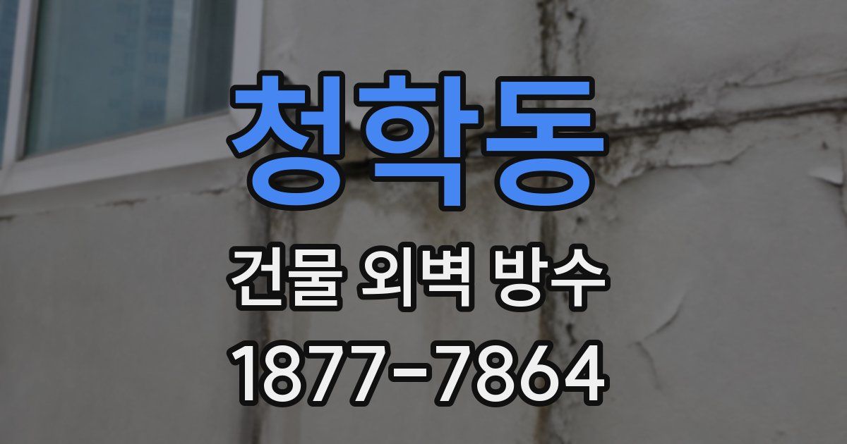 청학동 건물 외벽 방수