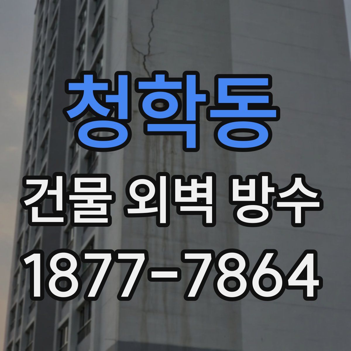 청학동 건물 외벽 방수