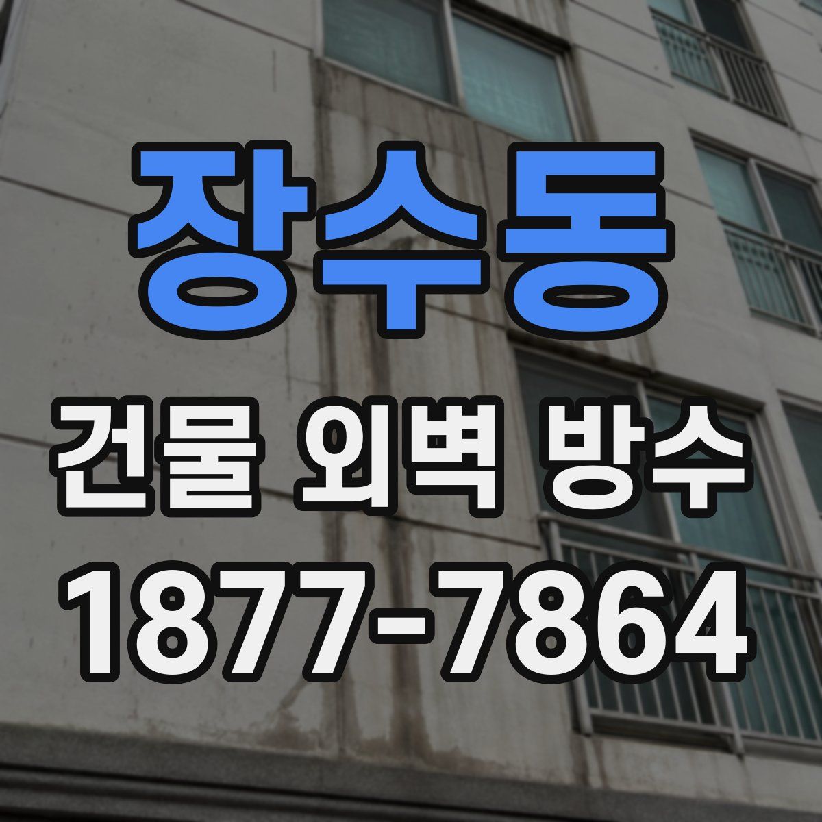 장수동 건물 외벽 방수