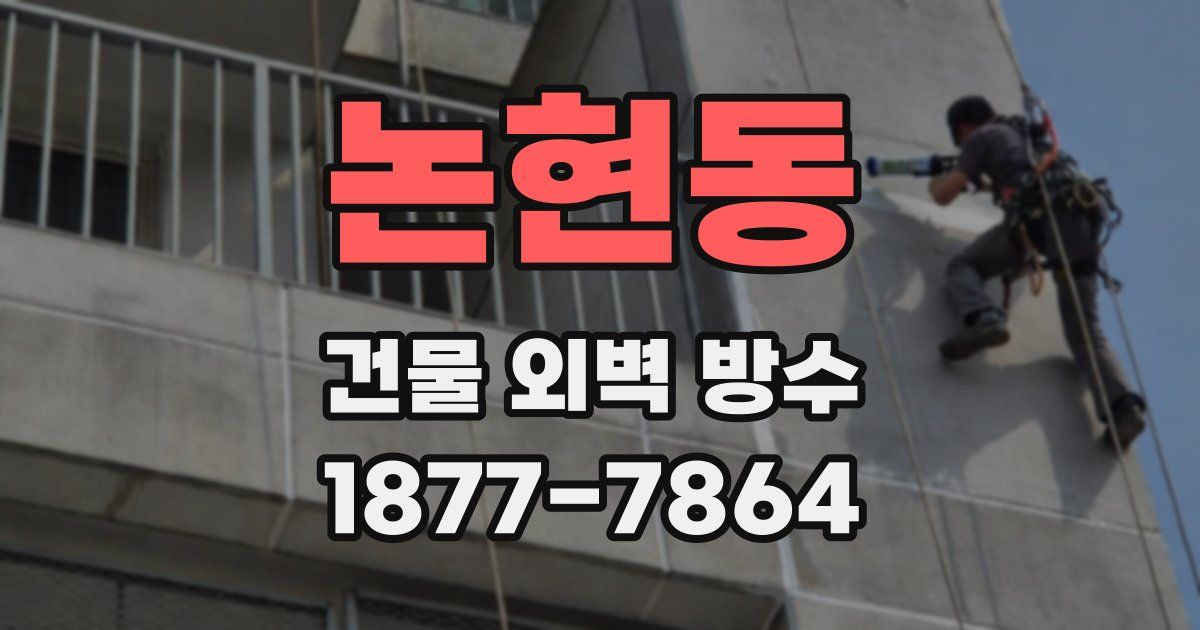 논현동 건물 외벽 방수