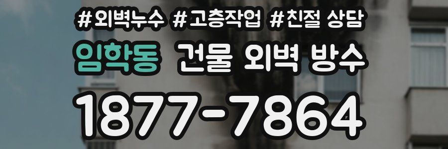 임학동 건물 외벽 방수