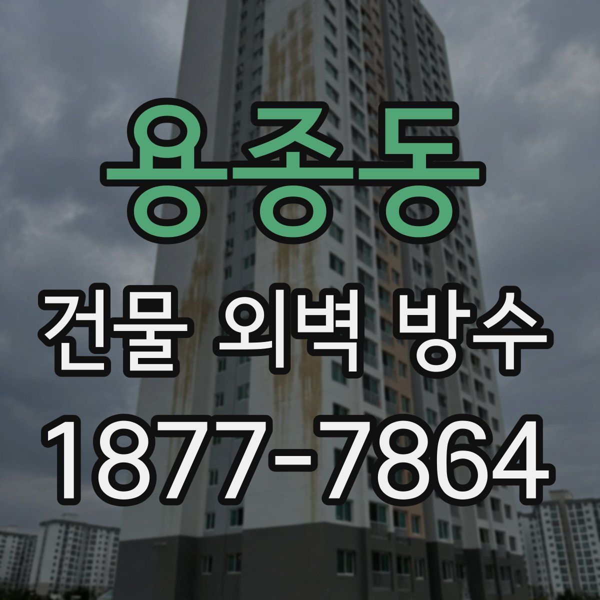 용종동 건물 외벽 방수