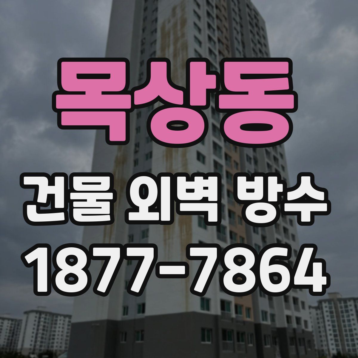 목상동 건물 외벽 방수