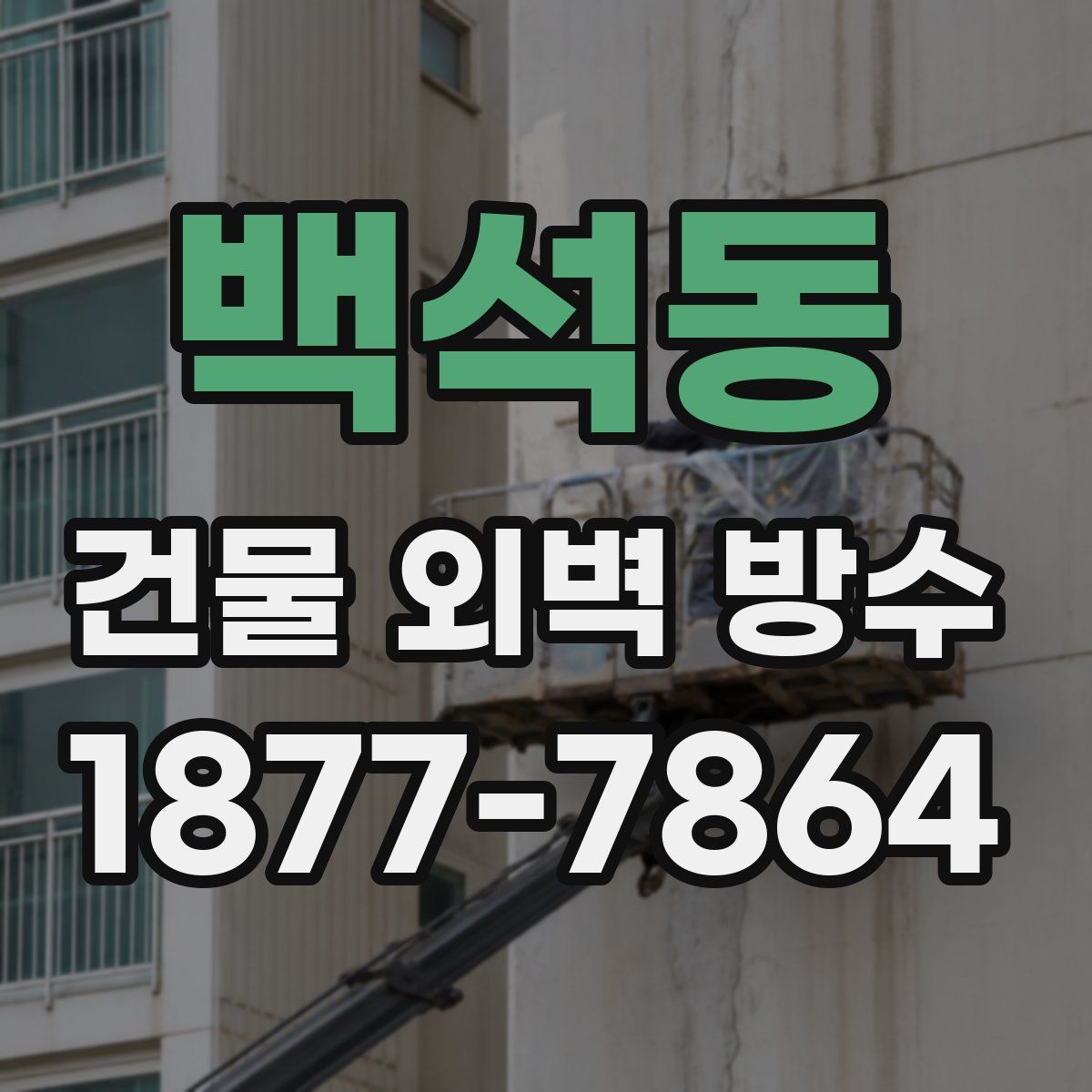 백석동 건물 외벽 방수