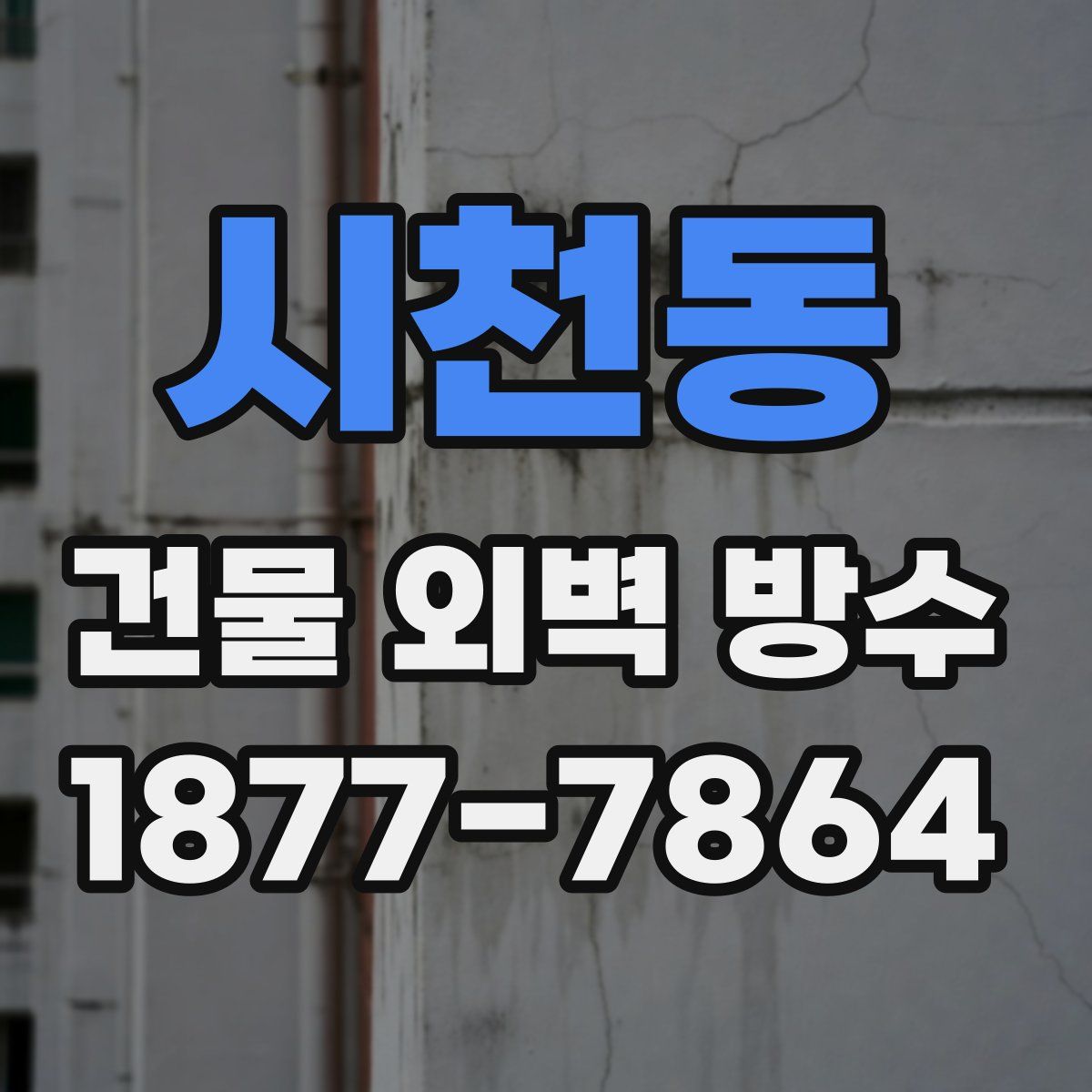 시천동 건물 외벽 방수