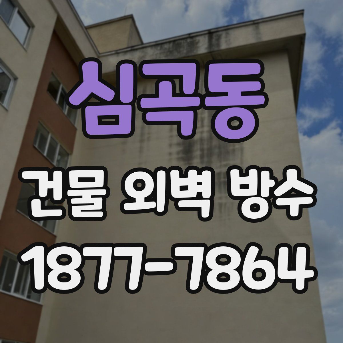 심곡동 건물 외벽 방수