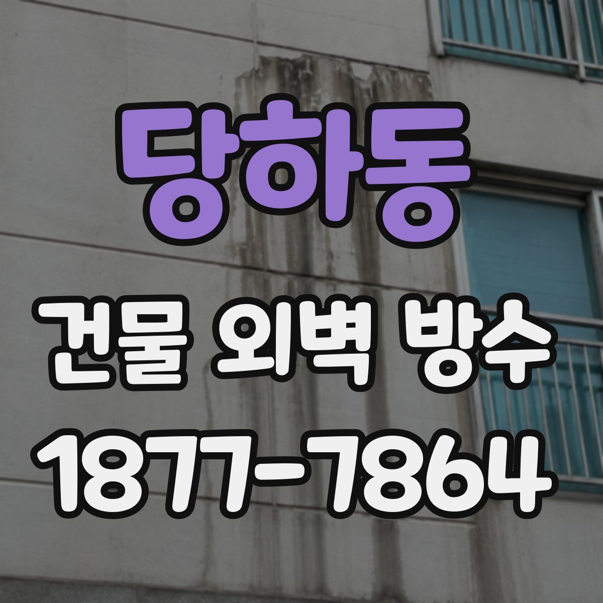 당하동 건물 외벽 방수