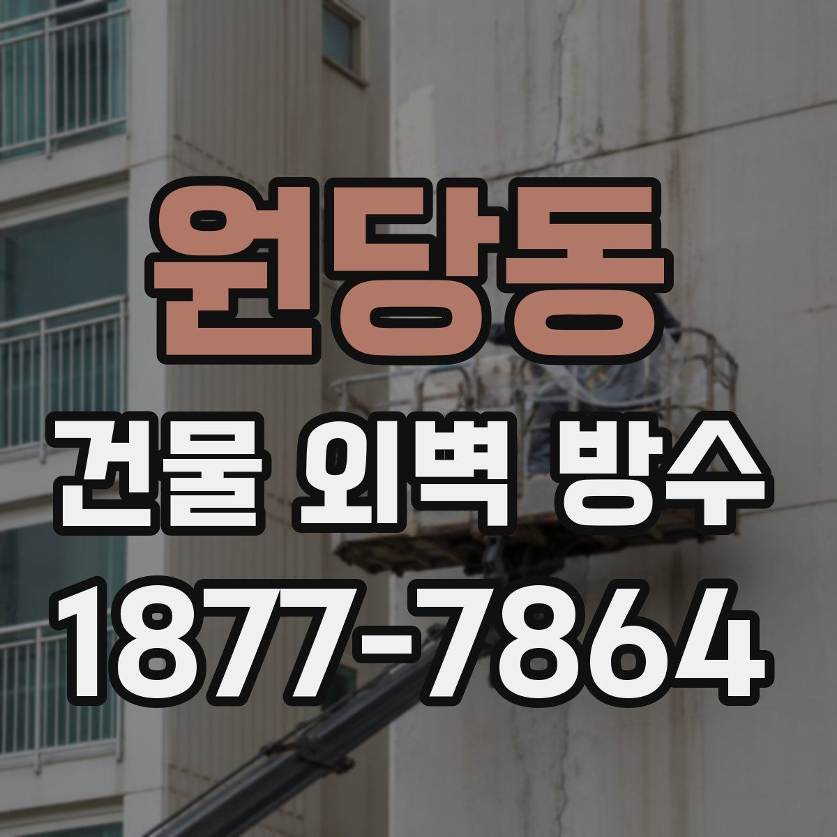 원당동 건물 외벽 방수