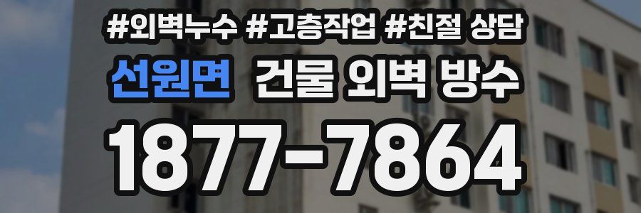 선원면 건물 외벽 방수