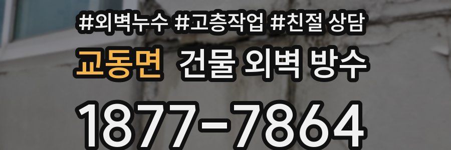 교동면 건물 외벽 방수