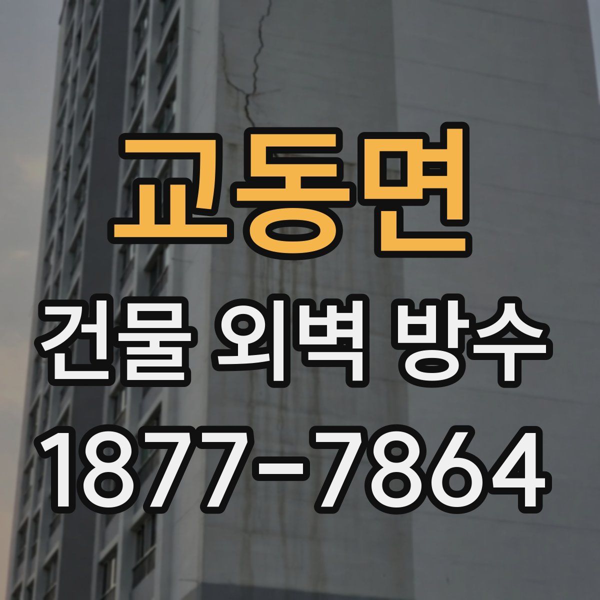 교동면 건물 외벽 방수