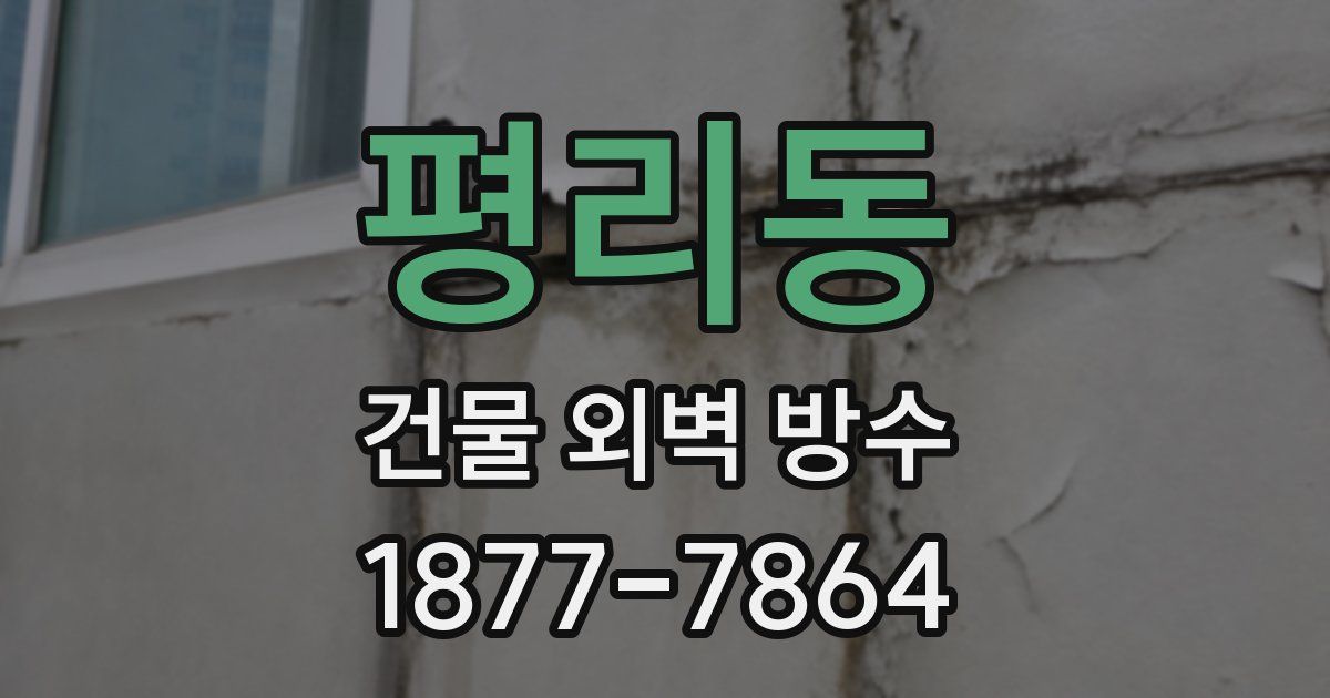 평리동 건물 외벽 방수