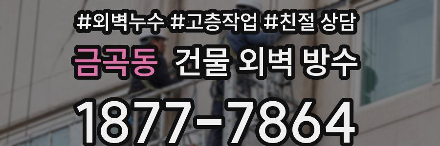 금곡동 건물 외벽 방수