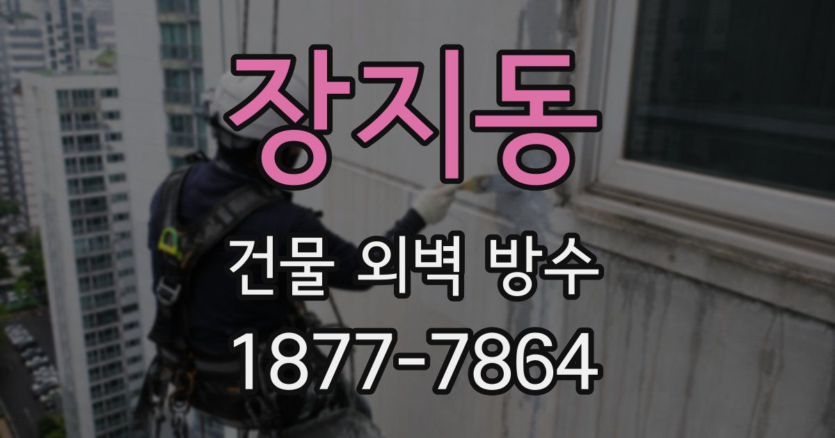 장지동 건물 외벽 방수