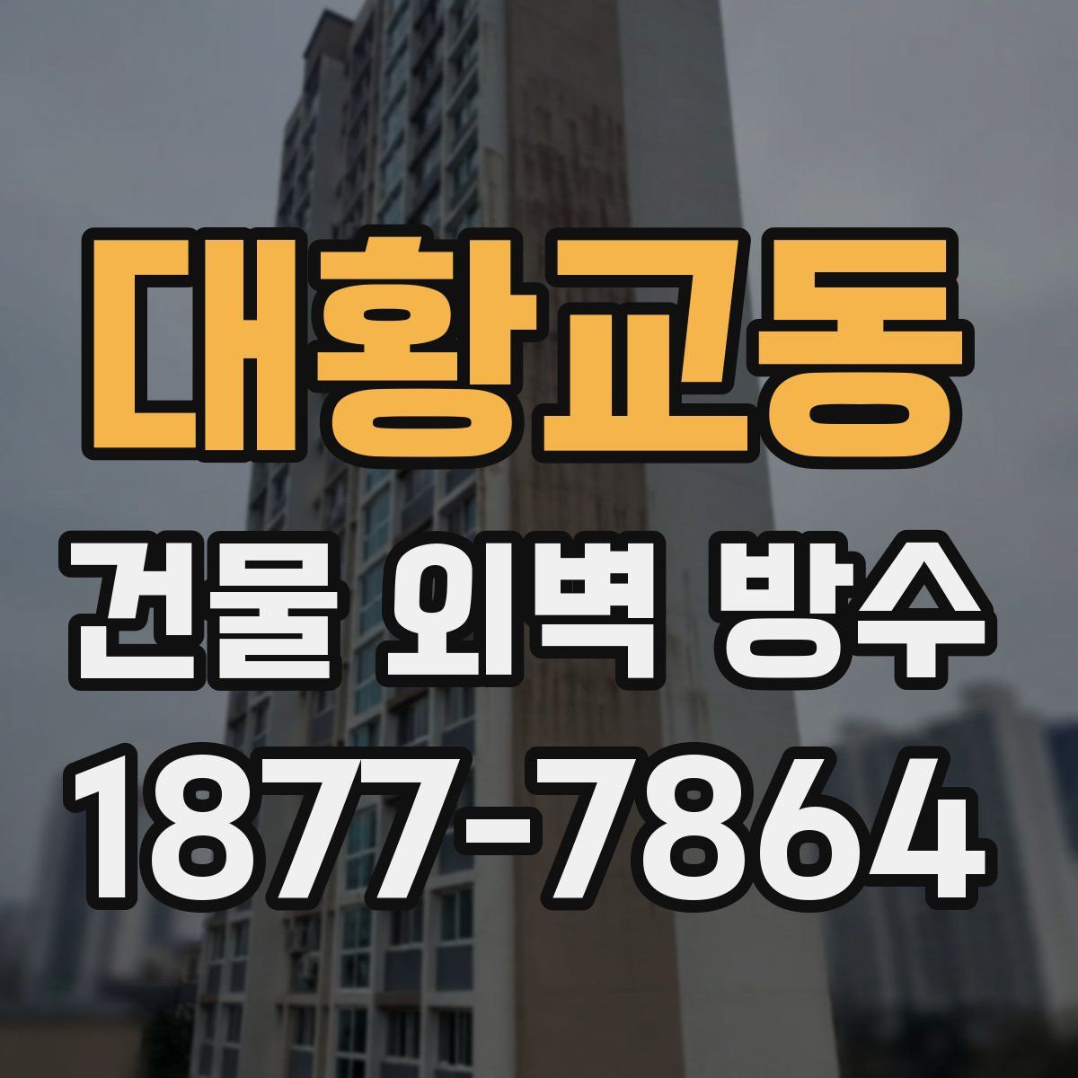 대황교동 건물 외벽 방수