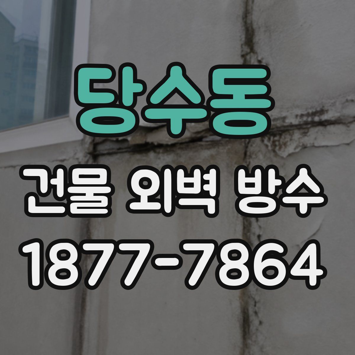 당수동 건물 외벽 방수
