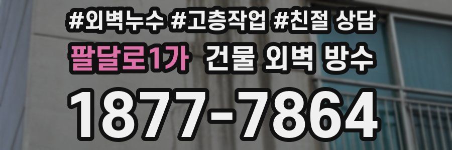 팔달로1가 건물 외벽 방수