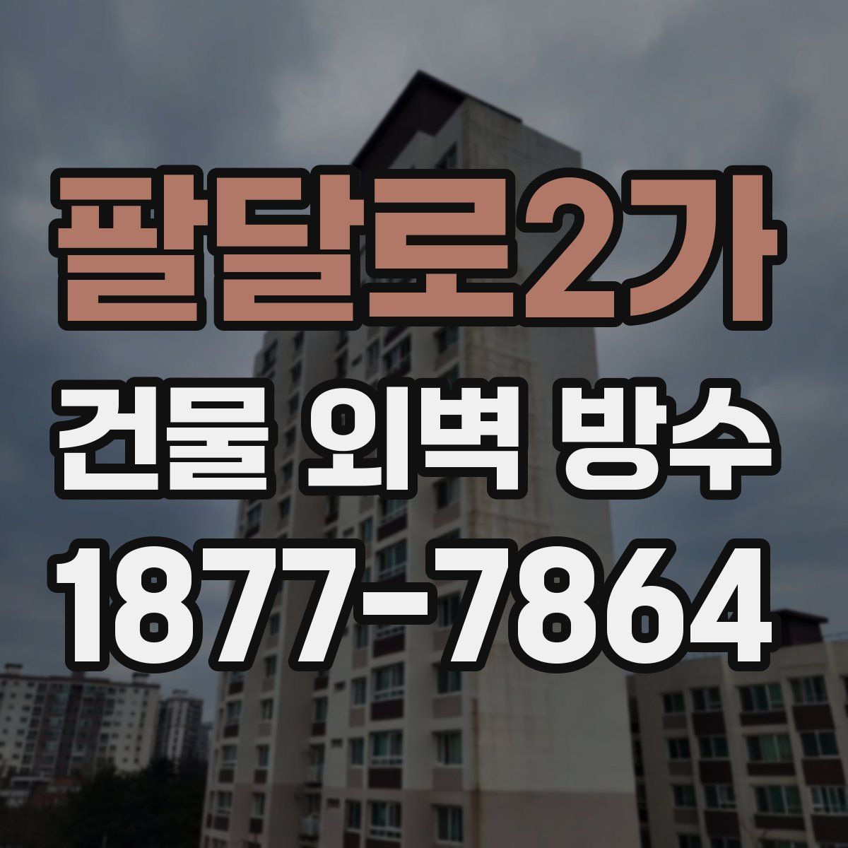 팔달로2가 건물 외벽 방수