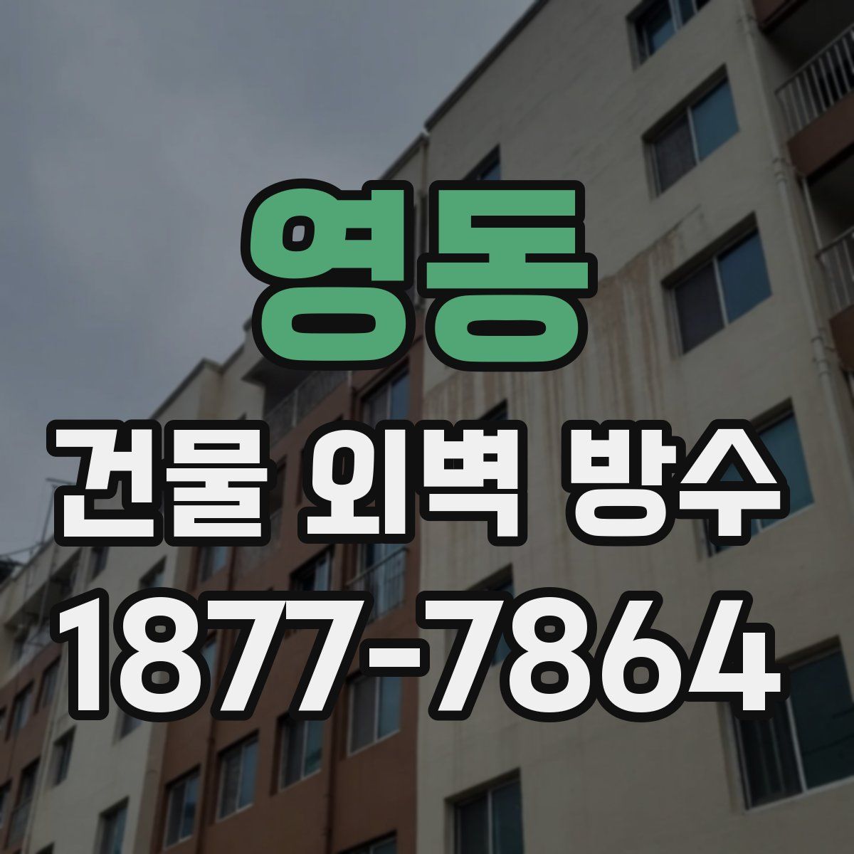 영동 건물 외벽 방수