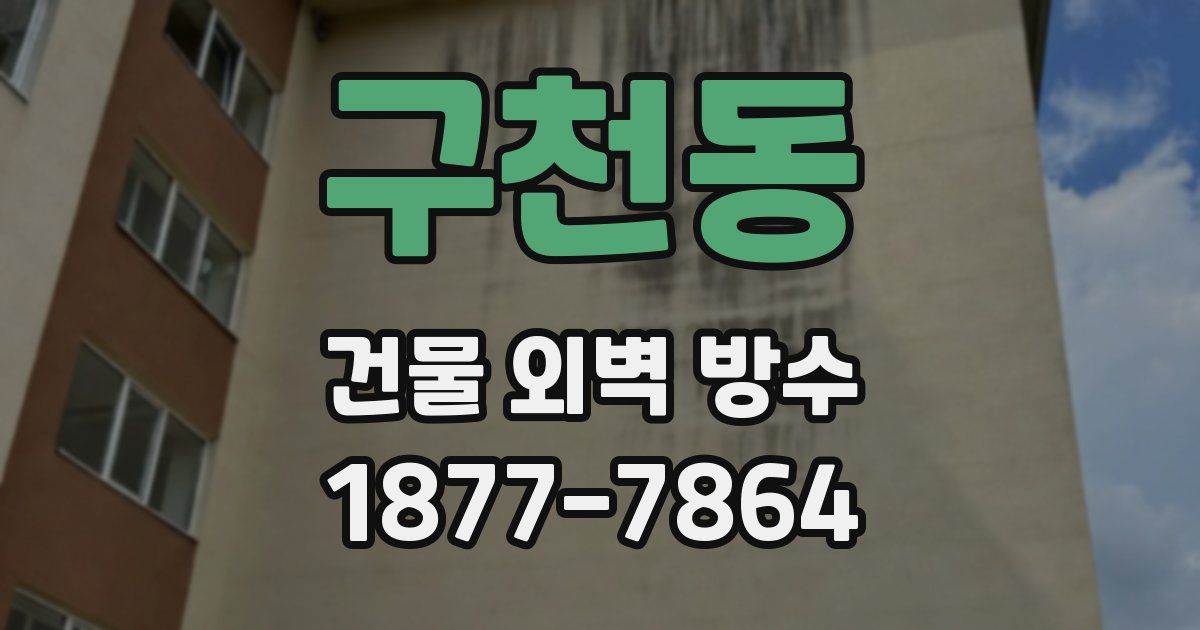 구천동 건물 외벽 방수