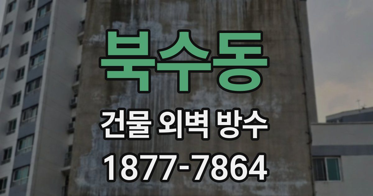 북수동 건물 외벽 방수