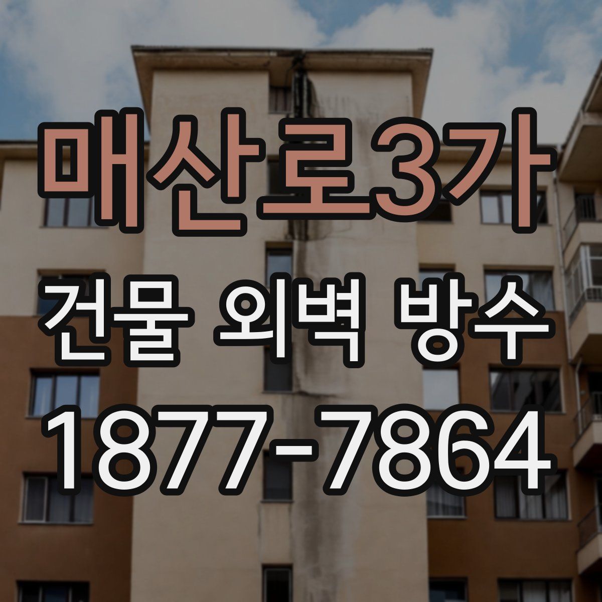 매산로3가 건물 외벽 방수