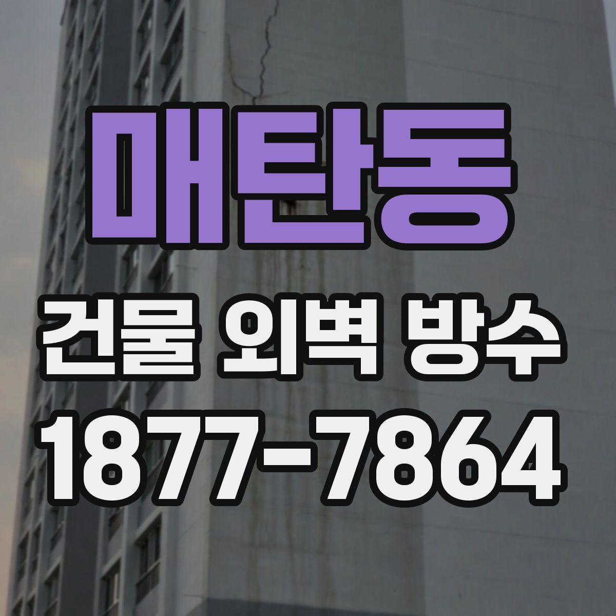 매탄동 건물 외벽 방수