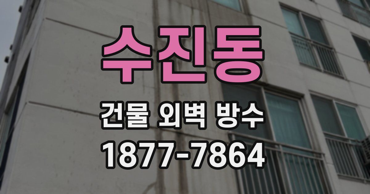 수진동 건물 외벽 방수