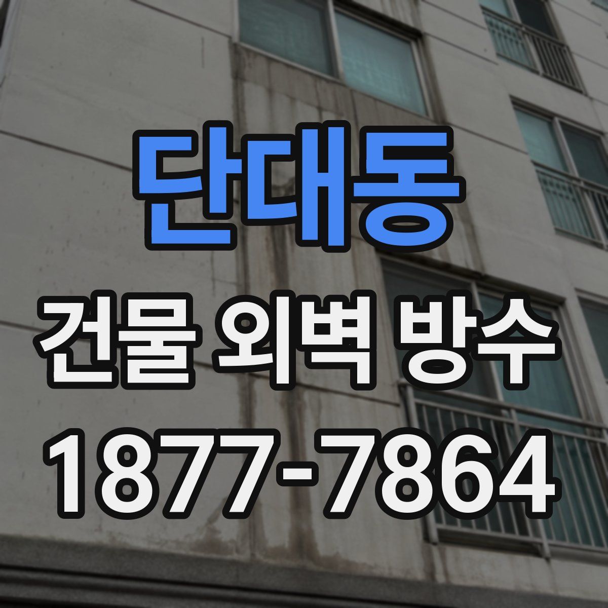 단대동 건물 외벽 방수