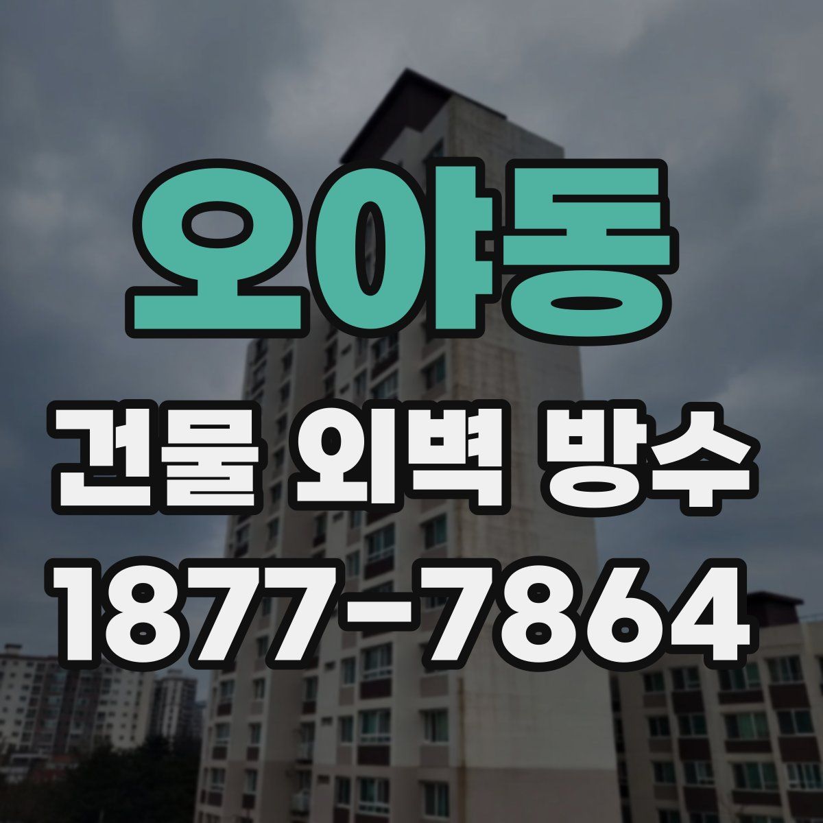 오야동 건물 외벽 방수