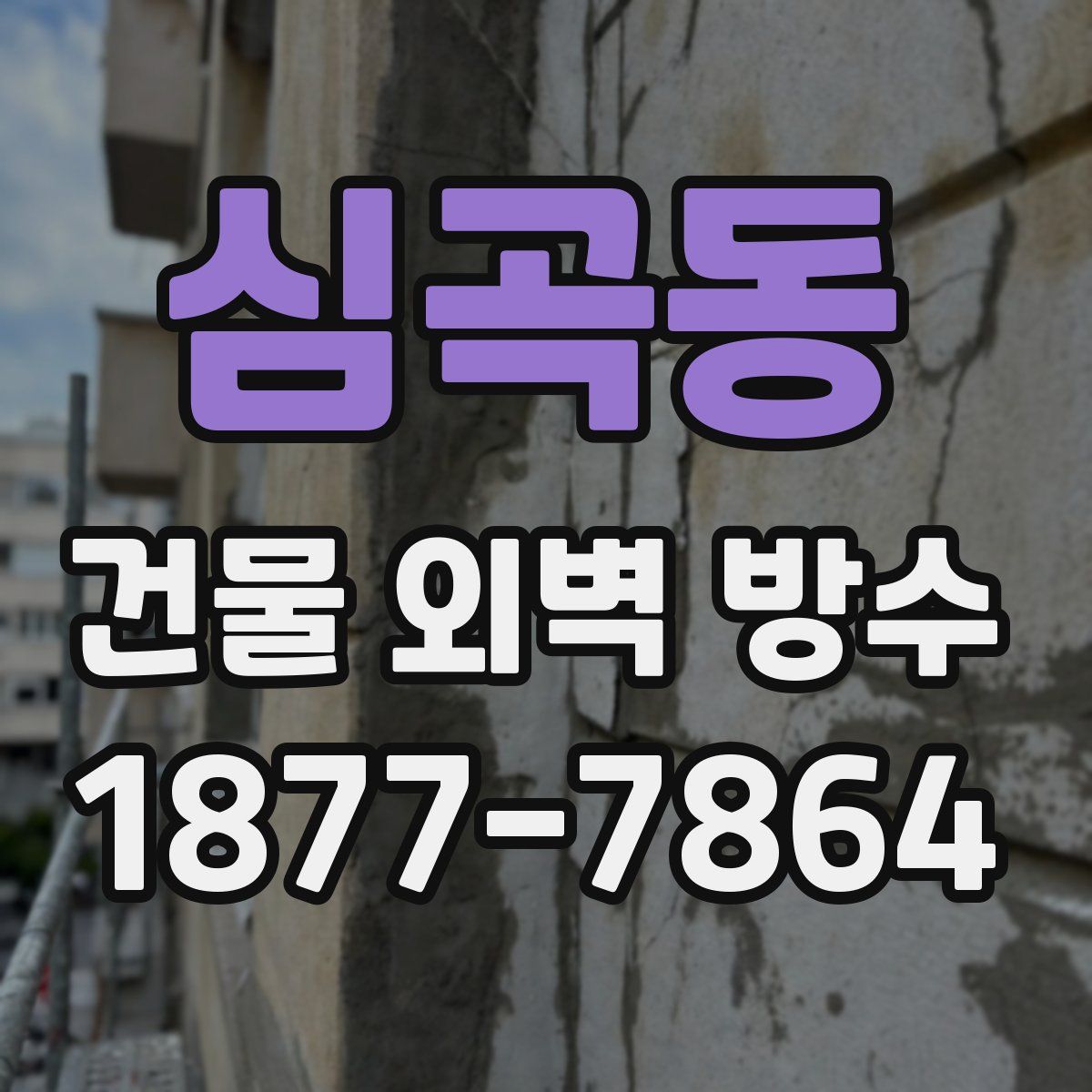심곡동 건물 외벽 방수