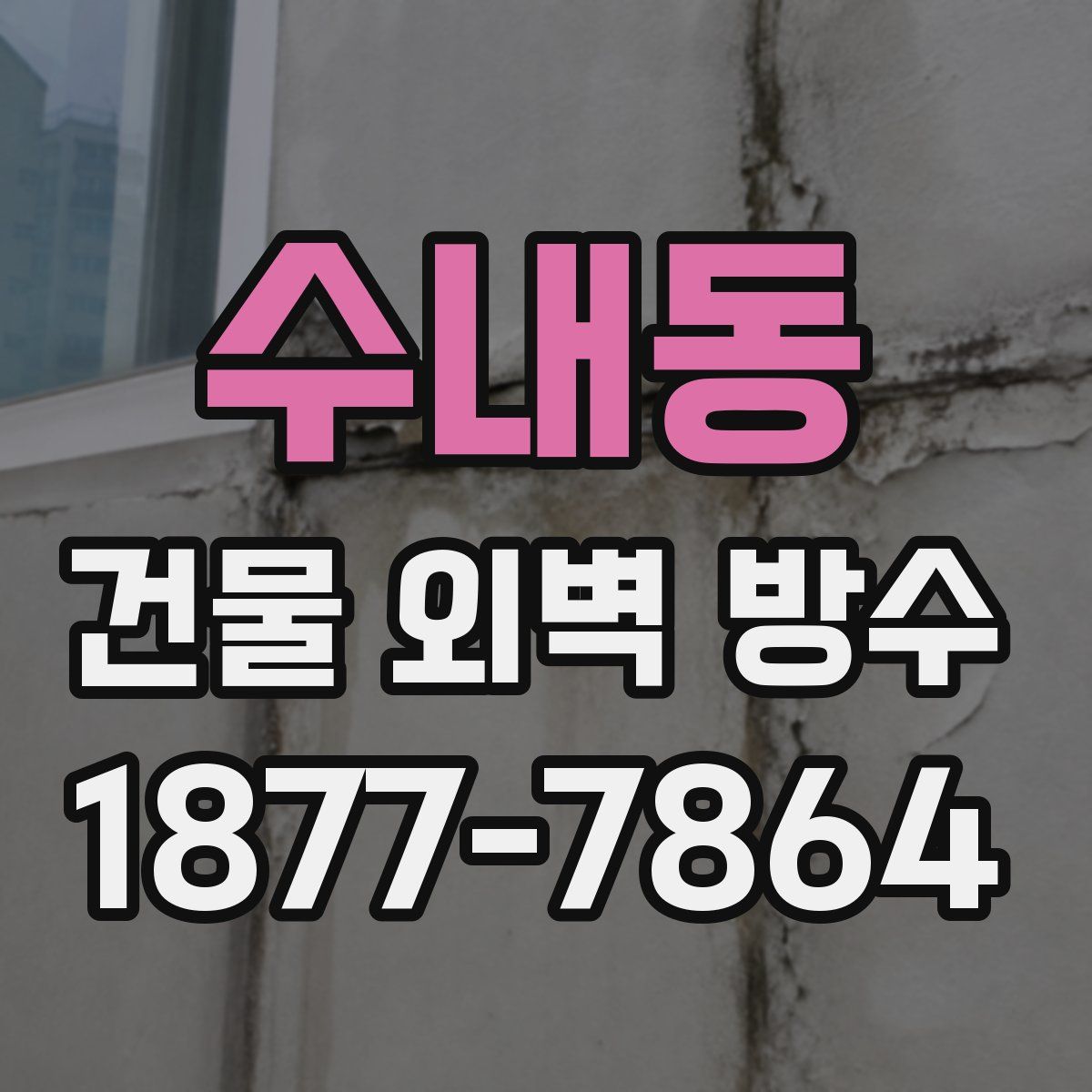 수내동 건물 외벽 방수