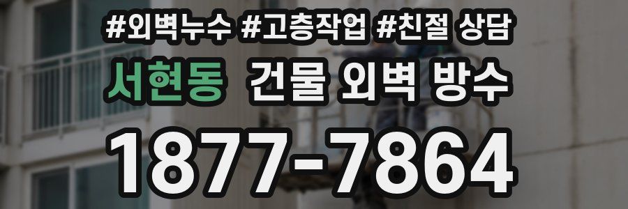 서현동 건물 외벽 방수