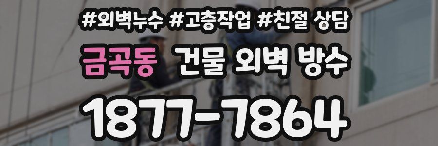 금곡동 건물 외벽 방수