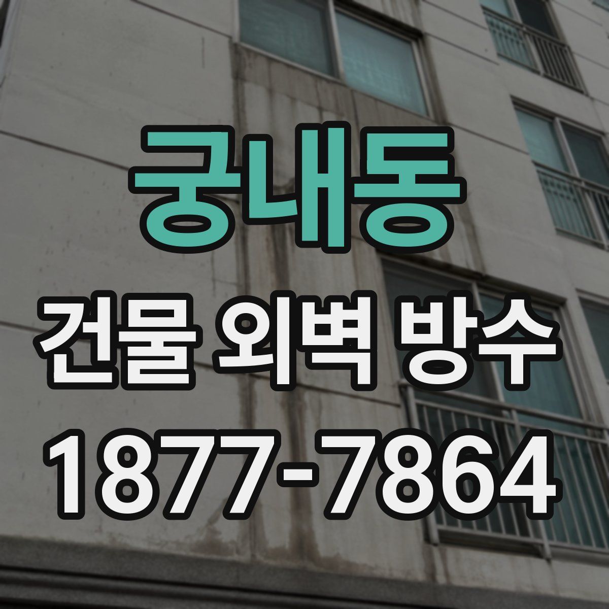 궁내동 건물 외벽 방수