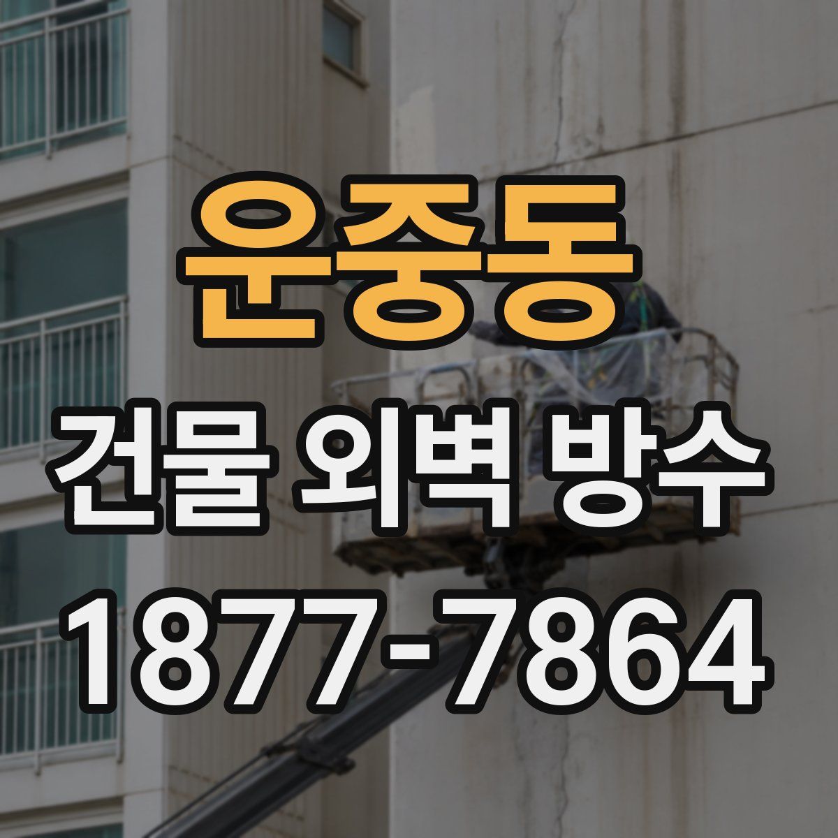 운중동 건물 외벽 방수