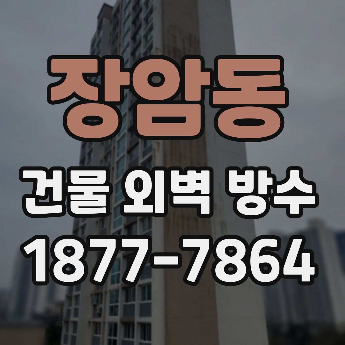 장암동 건물 외벽 방수