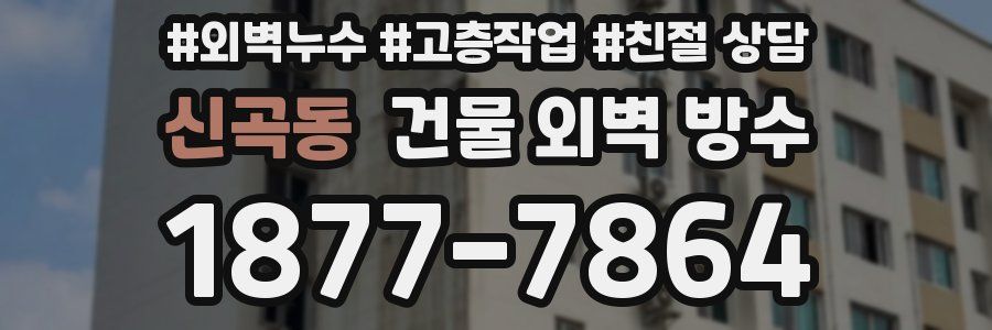 신곡동 건물 외벽 방수