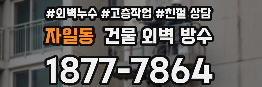 자일동 건물 외벽 방수