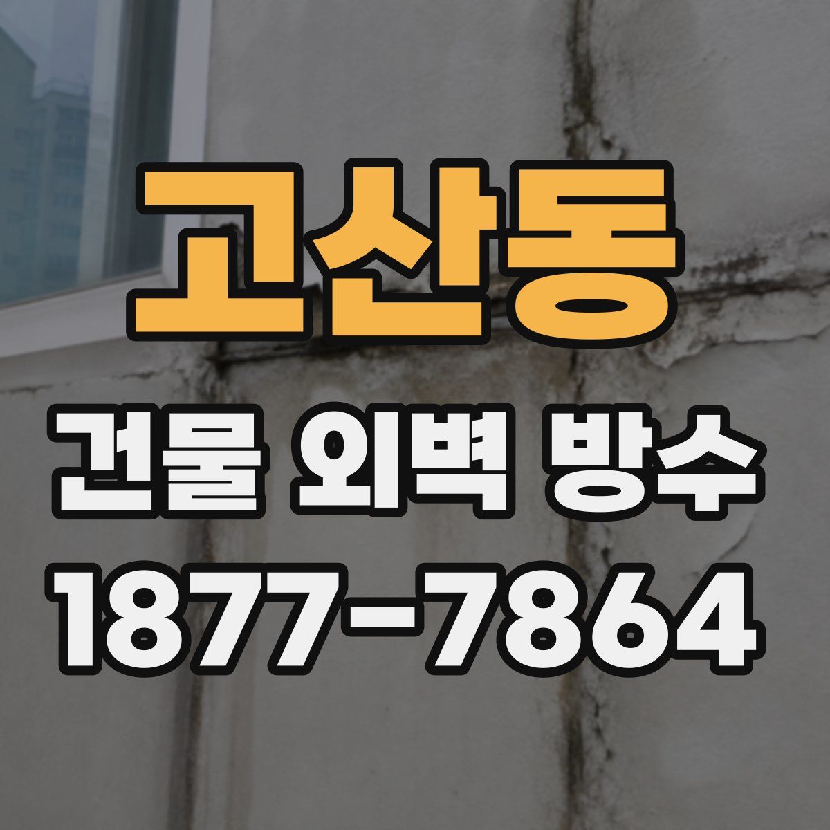 고산동 건물 외벽 방수