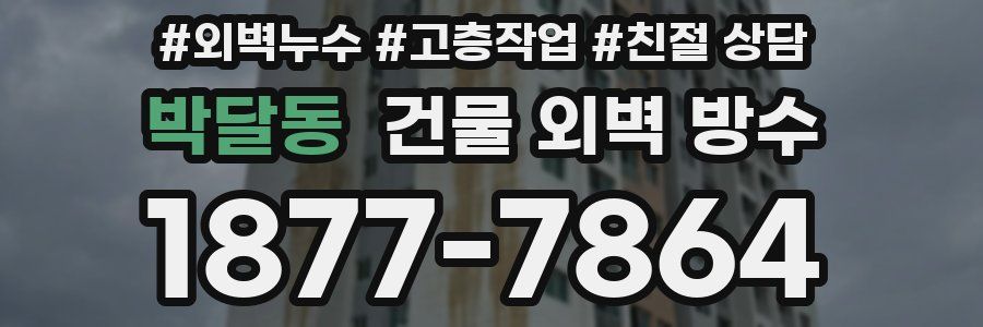 박달동 건물 외벽 방수