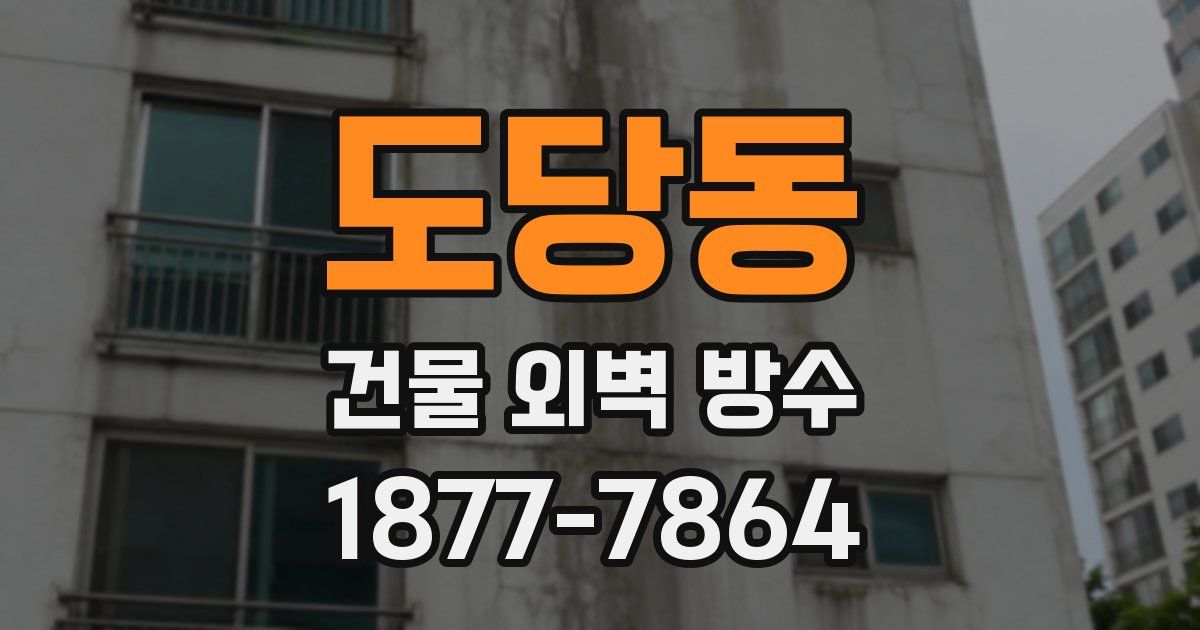 도당동 건물 외벽 방수