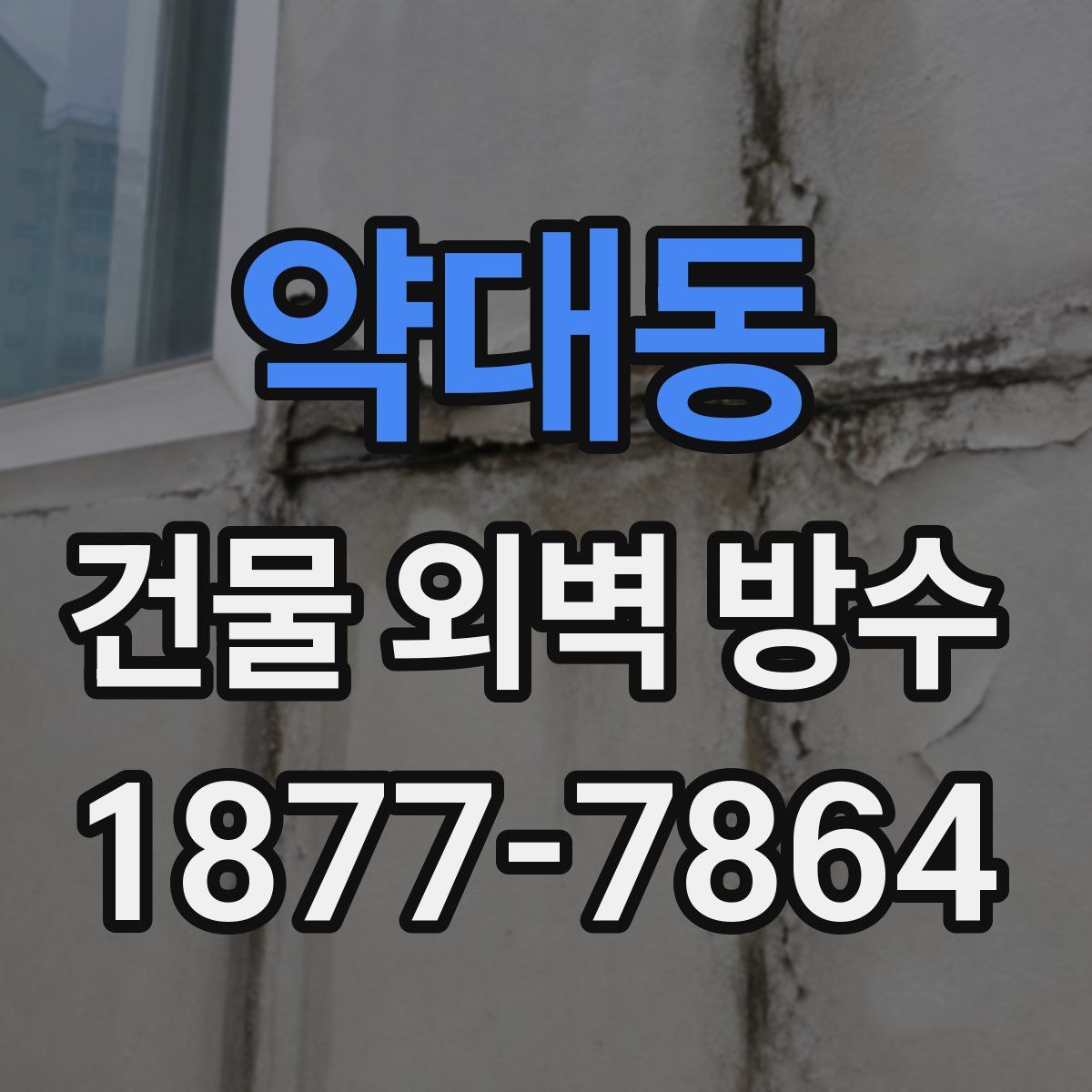 약대동 건물 외벽 방수