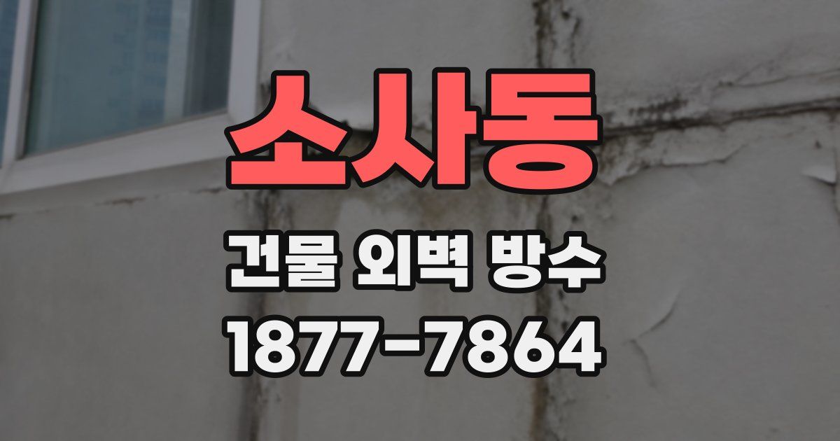 소사동 건물 외벽 방수